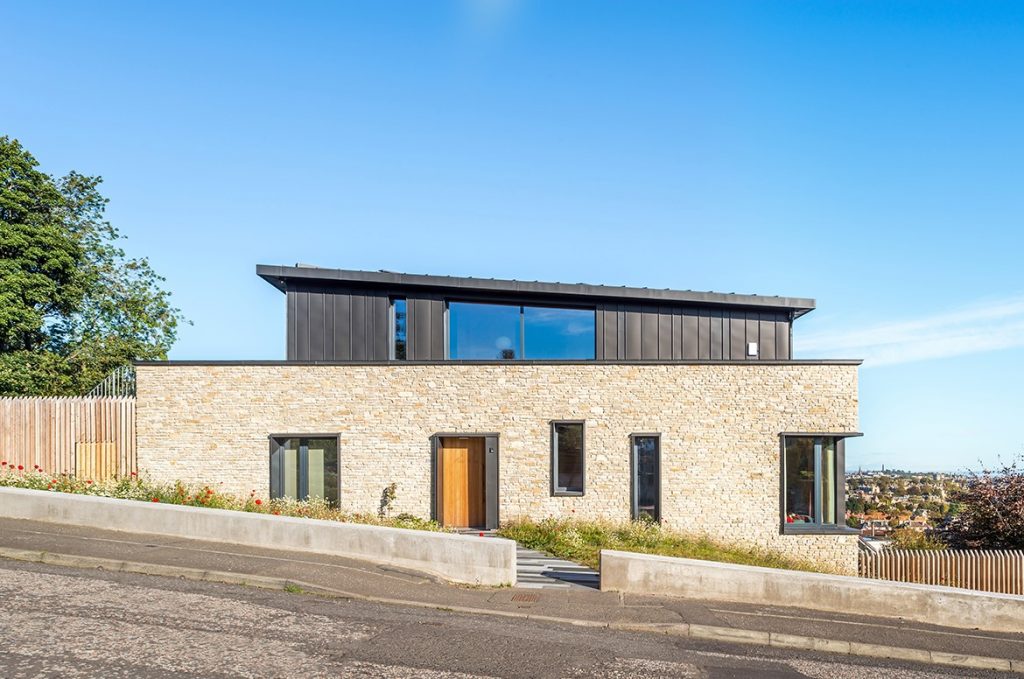 New build garden ideas for stunning contemporary new home Edinburgh
